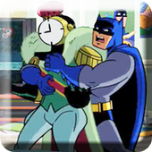 Bat Hero Attacks Joker icon