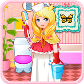 Princess Clean Bathroom icon