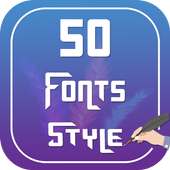 50 font style