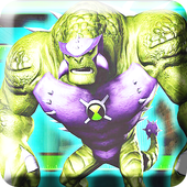 Ultimate Alien Cosmic Ben Fighting icon