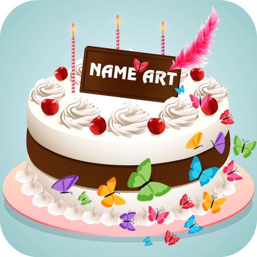 Name Art On Birthday Cake: Focus Filter Maker App icon