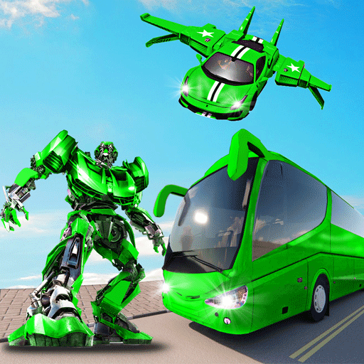 US Bus Robot Car Transform icon
