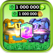 Gems Of Chest Clash Of Royal Prank icon