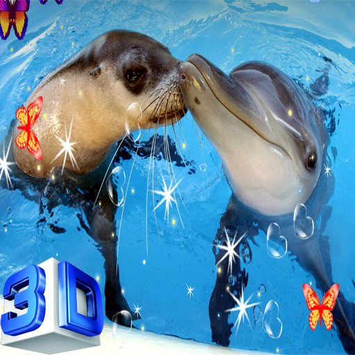 Dolphin Live Wallpaper - Screen Lock, Sensor, Auto icon