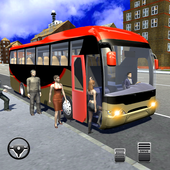 Coach Bus Driving Simulator 2019 - Hard Parking 3D icon