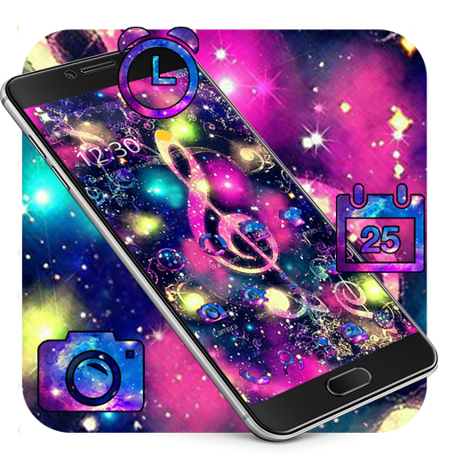 Music Colorful Neon Theme icon