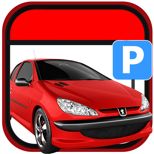 Persian car park training icon
