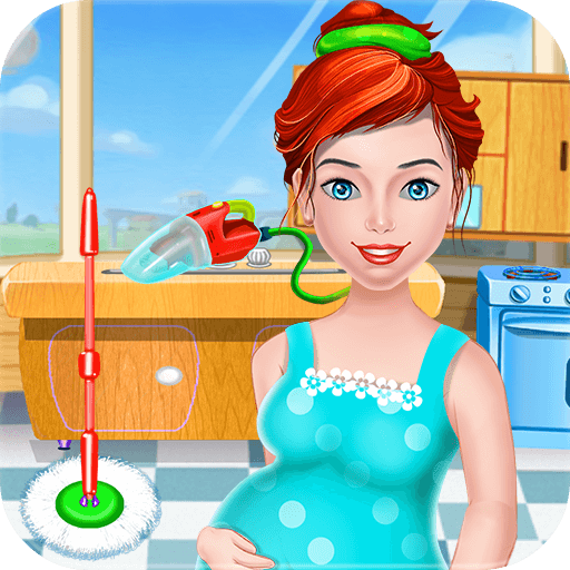 Messy House Cleaning and Washing icon