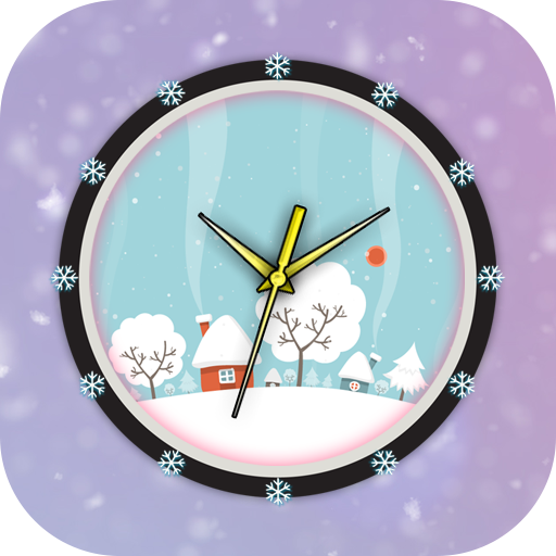 Winter Clock Live Wallpaper icon