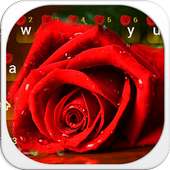 Red rose keyboard theme on 9Apps