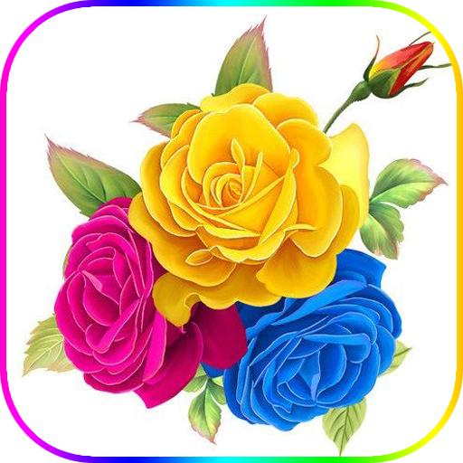 Wonderful Flowers Roses images Gif icon
