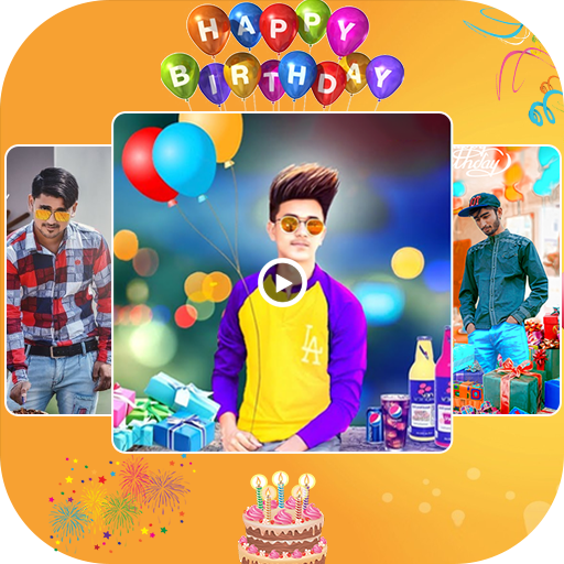 Birthday Video Maker with Song icon