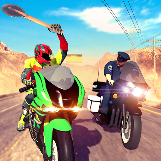 ikon Crazy Bike War Stunt Rider, Motorcycle Racing Game