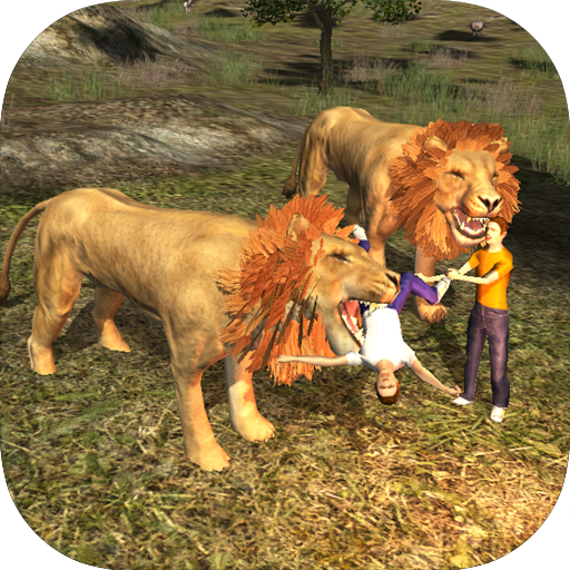 Lion Attack 3D Simulator icon