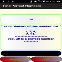 Find Perfect Numbers and Identify Multipliers on 9Apps