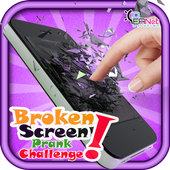 Broken Screen Prank Challenge icon
