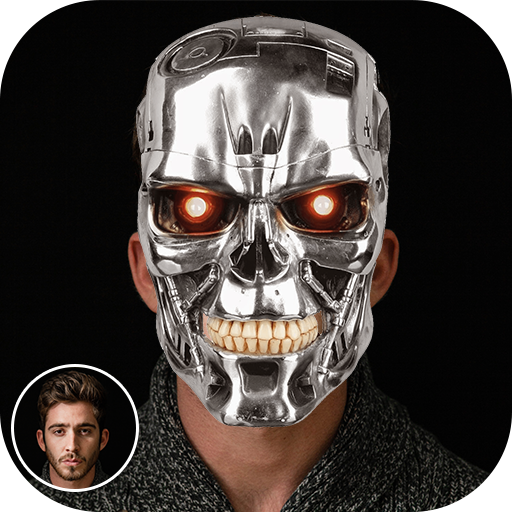 CYBORG CAMERA PHOTO EDITOR -ROBOT STICKERS ON FACE icon
