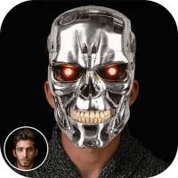 CYBORG CAMERA PHOTO EDITOR -ROBOT STICKERS ON FACE on 9Apps