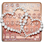 Rose Gold Glitter Keyboard icon