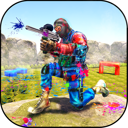 Extreme Paintball Wars 2019: Color Gun Shooting 3D icon