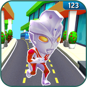 Ultra Hero Run Man icon