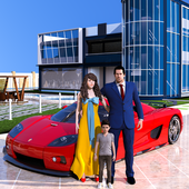 Virtual Happy Family Billionaire Family Life icon