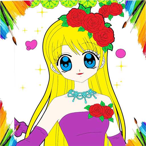 Coloring Anime Girls icon