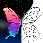Digital Painting - Color by number &amp; Relaxing Game icon
