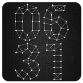 Geometric Digital clock icon