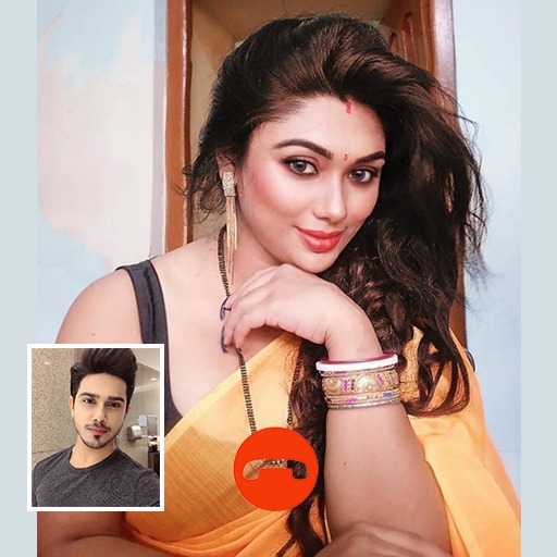 Girl live video call talk icon