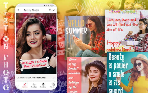 Add Text to Photo: Watermark Text on Photo editor screenshot 2
