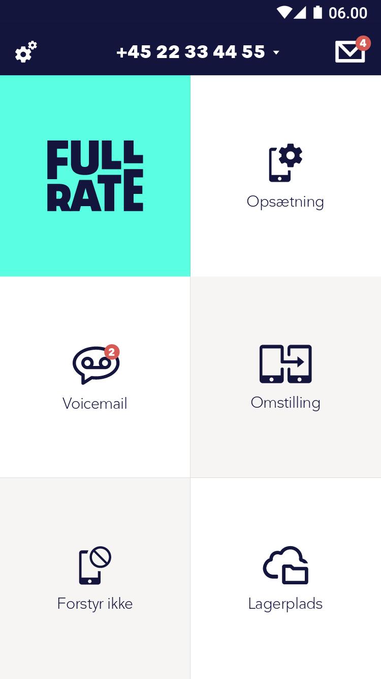 Fullrate mobile features screenshot 1