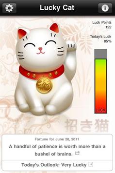 Lucky Cat with Daily Fortune screenshot 1