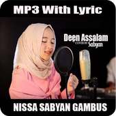 Deen Assalam Nissa Sabyan   Lirik on 9Apps