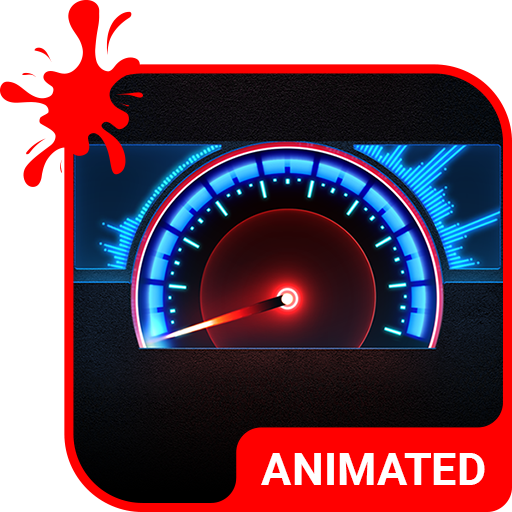 Speedometer Animated Keyboard   Live Wallpaper أيقونة