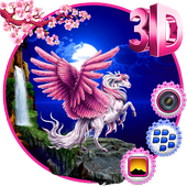 Unicorn 3D Parallax Theme🐎 icon