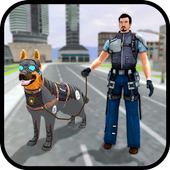 Robotic Police Dog: K9 Dog Chase Simulator icon