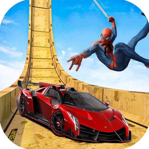 Superhero Mega Ramp: Offroad Car Games 2022 icon