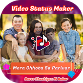 MyPic Family Lyrical Video Status Maker with Song icon