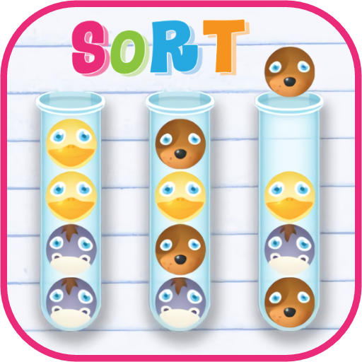 Sort animal bubbles icon