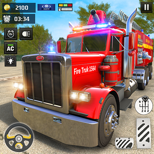 Firefighter FireTruck Games icon
