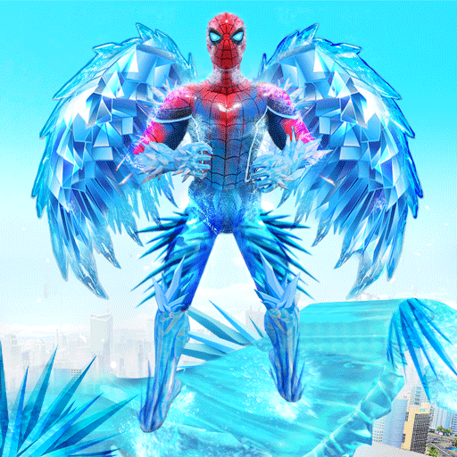 Freeze Spider Snow Superhero icon