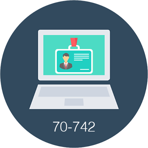 MCSA 70-742 - Identity with Wind. Server 2016 icon