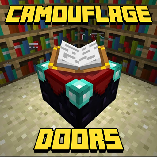 New Mod Camouflage Doors - Maps Secret Rooms MCPE icon
