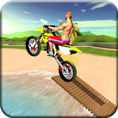 Beach Bike Stunt Racing 3D icon