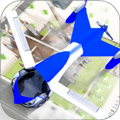 Flying Robot Car Transformer war 3d icon