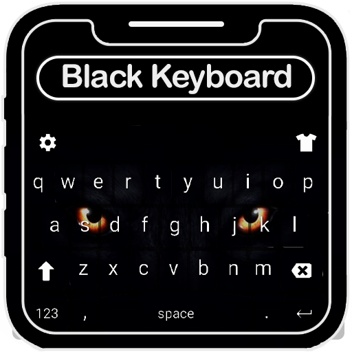 Black Keyboard for iphone 11 Keyboard icon
