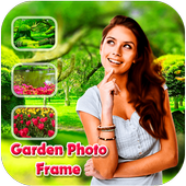 bingkai foto gratis Garden photo editor icon