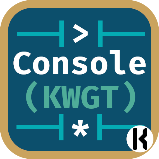 Console widgets for KWGT icon