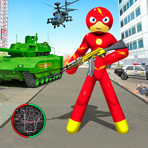 Flash Speed Stickman Hero Vegas Crime Simulator icon
